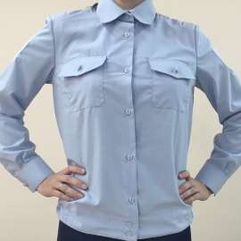 Блуза женская длинный рукав Полиция