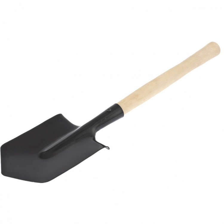 Лопата саперная с деревянной ручкой